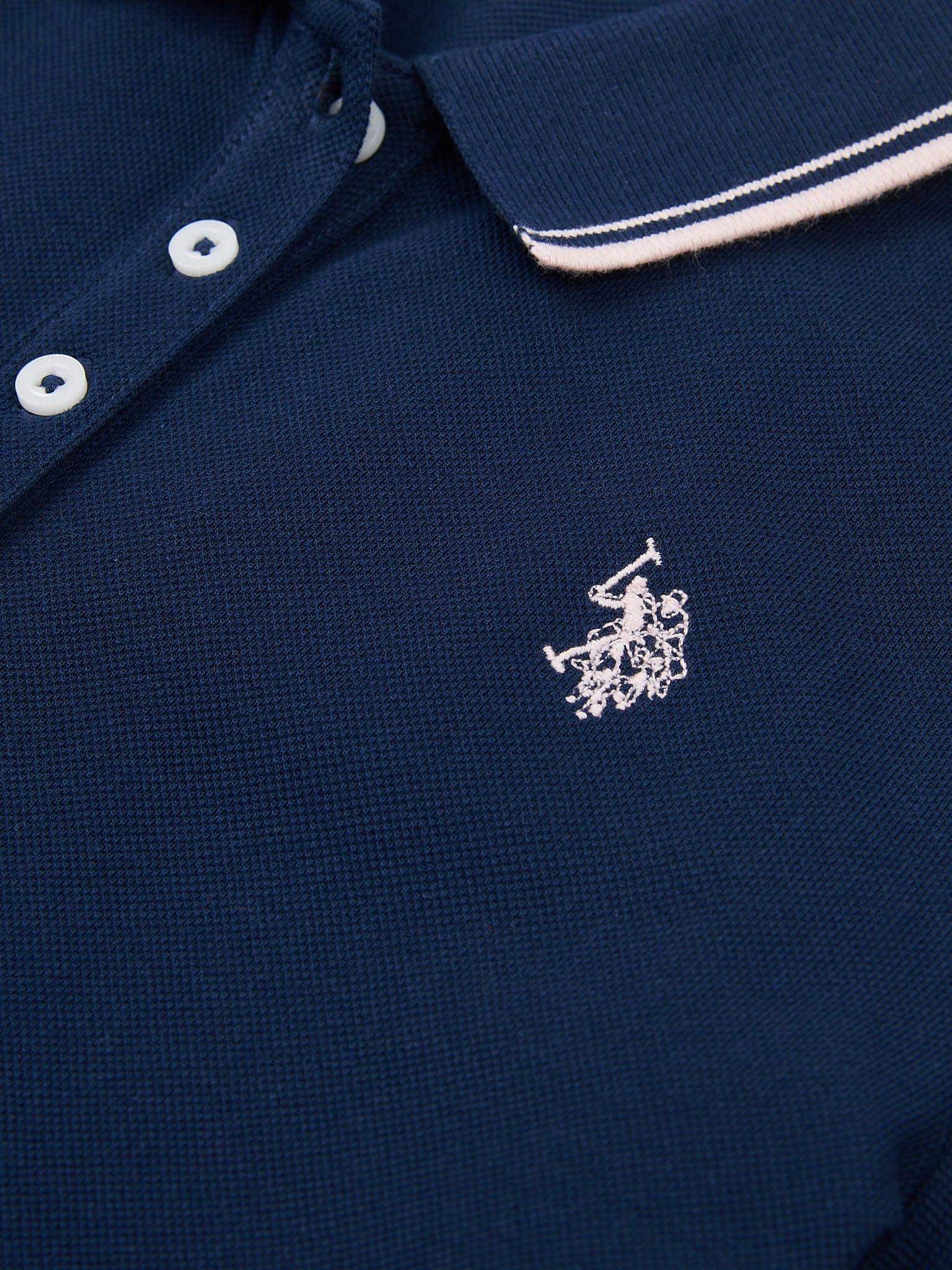 Womens Polo Shirt Navy Iris