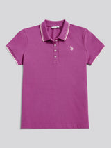 Womens Polo Shirt Cattleya Orchid