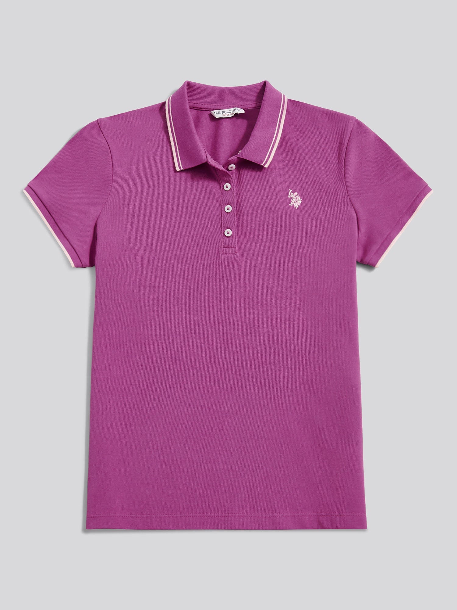 Womens Polo Shirt Cattleya Orchid