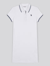 Womens Polo Dress Bright White