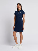 Womens Polo Dress Navy Iris