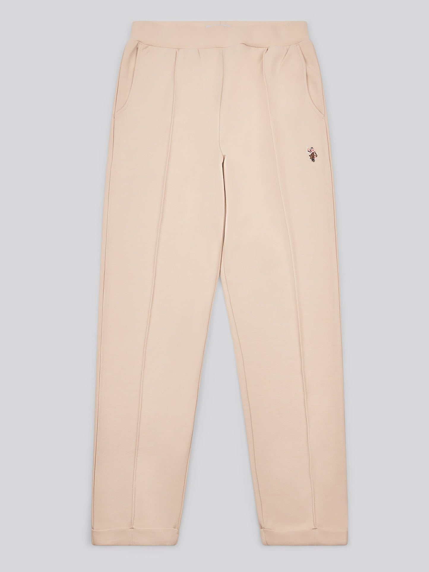 Womens Smart Stripe Jogger in Smoke Gray