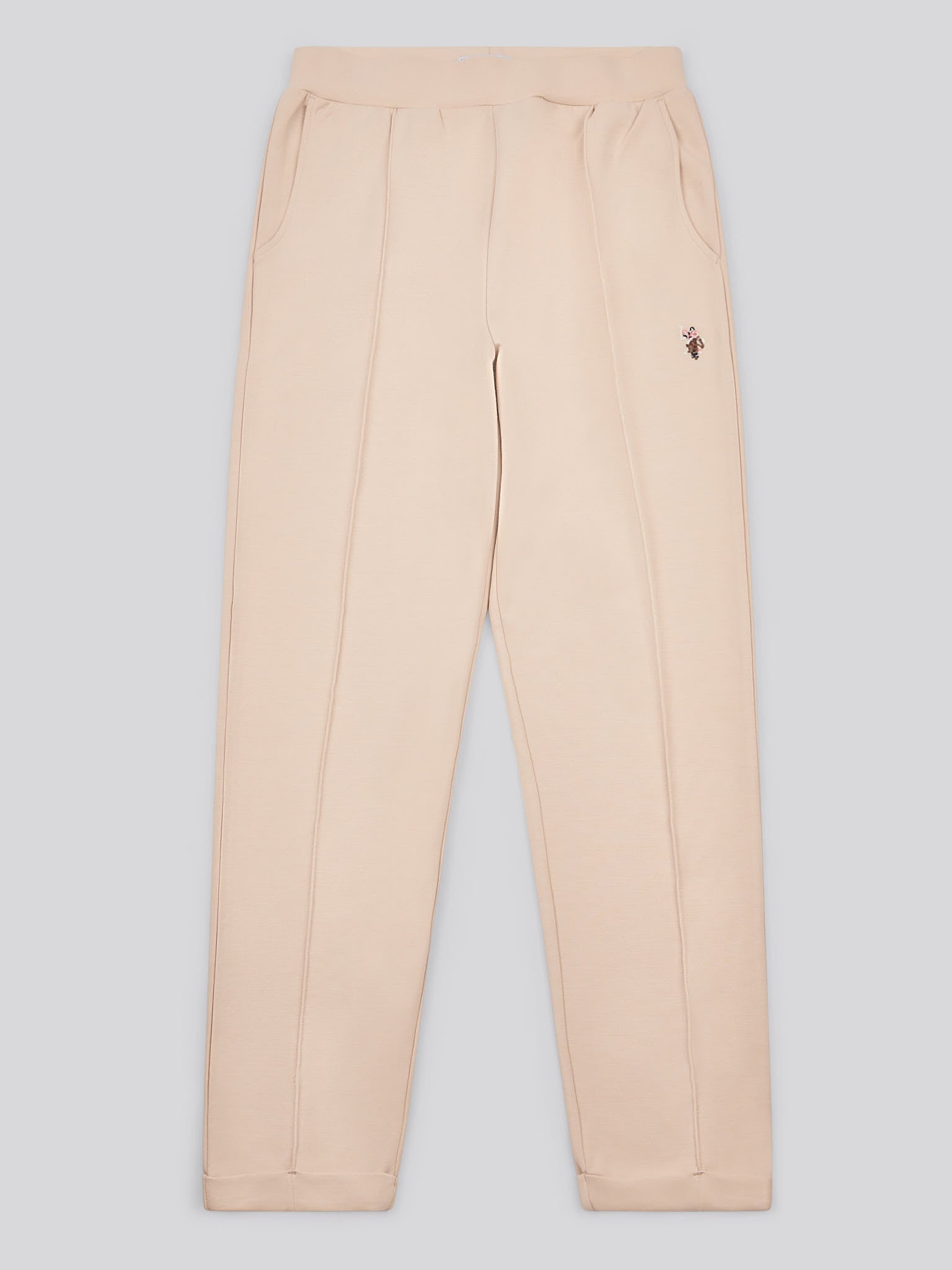 Womens Smart Stripe Jogger in Smoke Gray