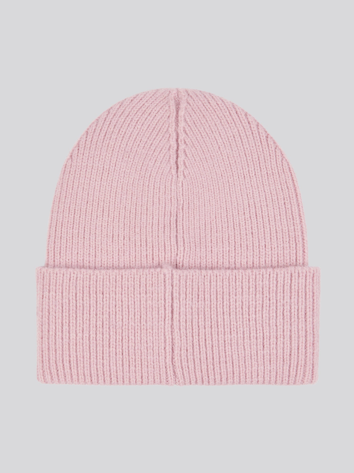 Womens Double Horsemen Knit Beanie in Bleached Mauve