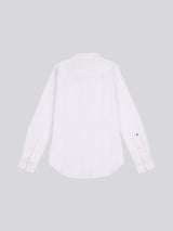 Womens Stripe Stretch Classic Fit Oxford Shirt Crystal Rose