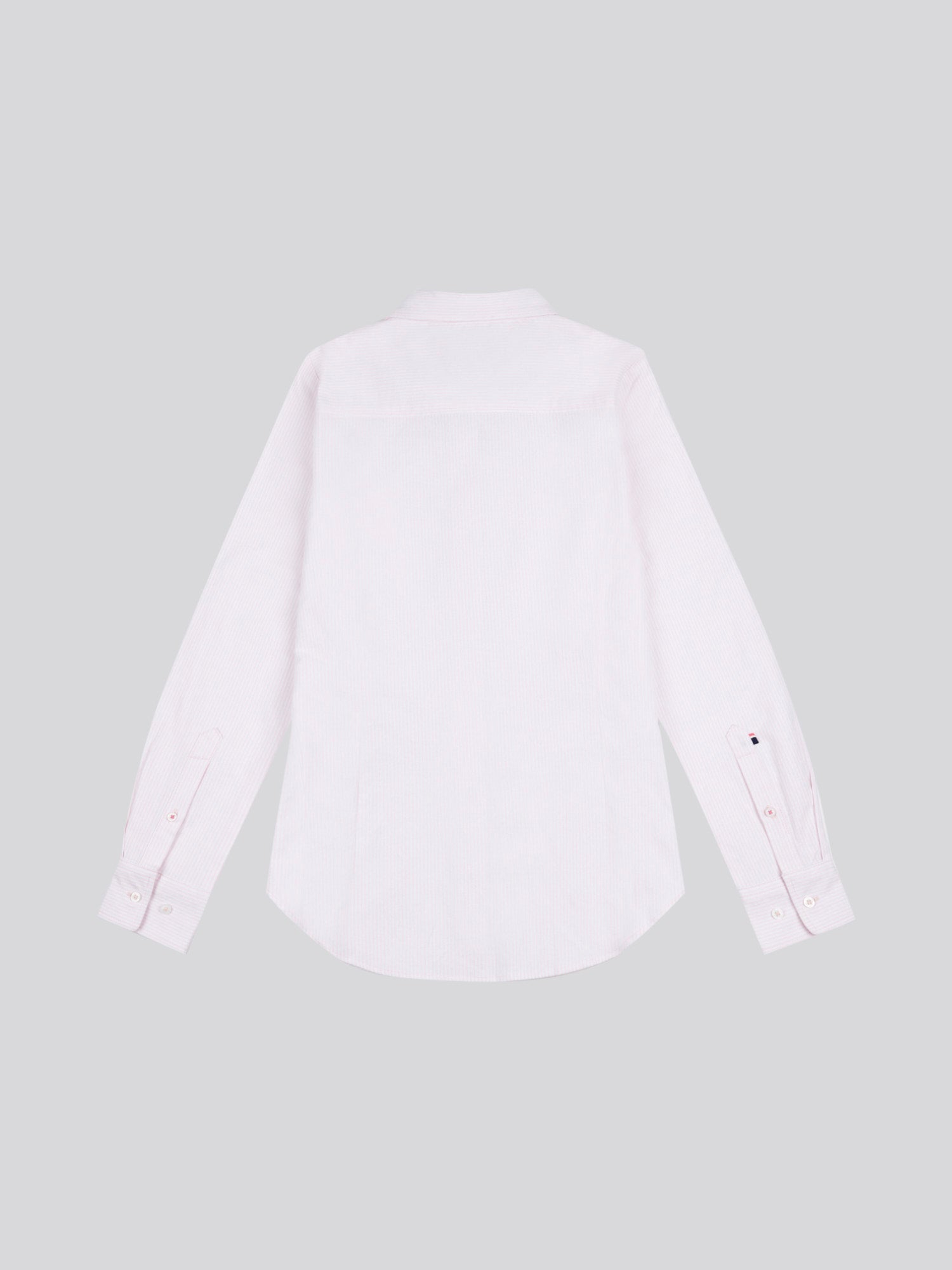 Womens Stripe Stretch Classic Fit Oxford Shirt Crystal Rose