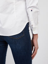 Womens Stretch Classic Fit Oxford Shirt in Bright White