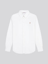 Womens Stretch Classic Fit Oxford Shirt in Bright White