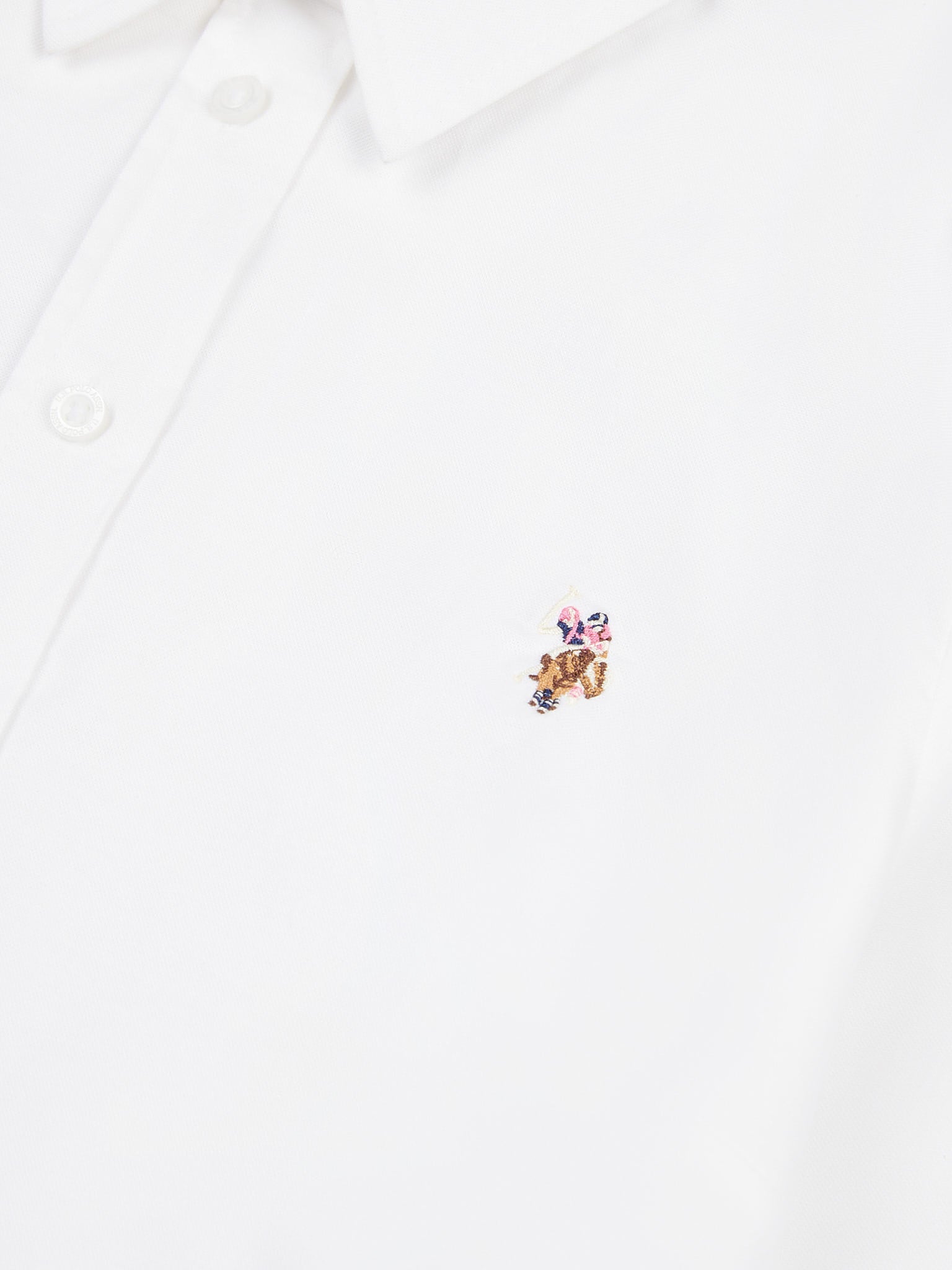 Womens Stretch Classic Fit Oxford Shirt in Bright White