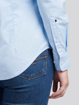 Womens Stretch Classic Fit Oxford Shirt in Windsurfer