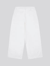 Womens Ankle Wide Leg Chino Trouser in Bright White