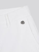 Womens Ankle Wide Leg Chino Trouser in Bright White