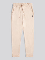 Womens Double Horsemen Roll Cuff Jogger in Smoke Gray