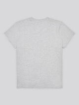 Womens Crew Neck Pocket T-Shirt in Pearl Grey Marl
