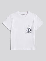 Womens Wreath Graphic T-Shirt in Bright White