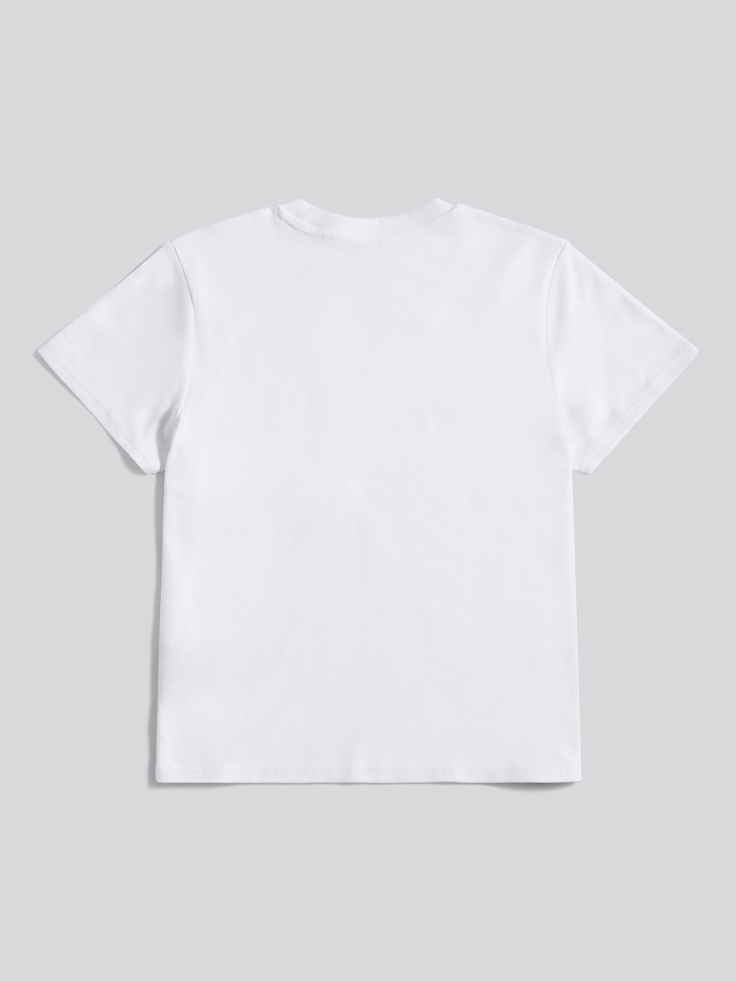 Womens Wreath Graphic T-Shirt in Bright White