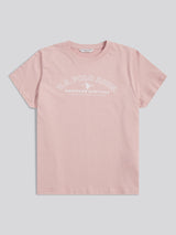 Womens Arc Graphic T-Shirt in Pale Mauve
