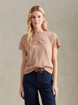 Womens Arc Graphic T-Shirt in Natural