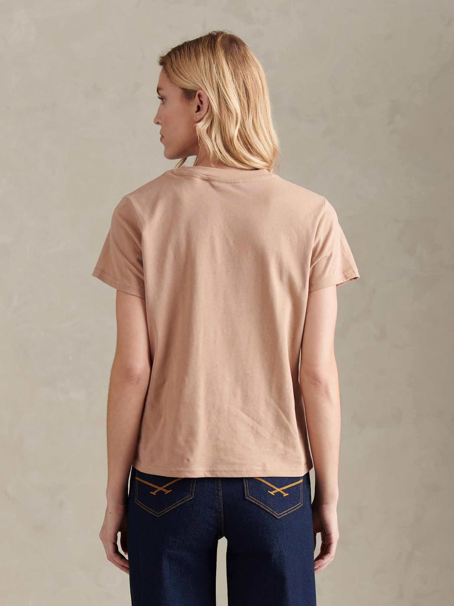 Womens Arc Graphic T-Shirt in Natural