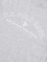 Womens Arc Graphic T-Shirt in Pearl Grey Marl