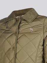 Womens Quilted Country Jacket in Kalamata Green