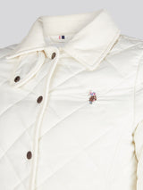 Womens Quilted Country Jacket in Marshmallow