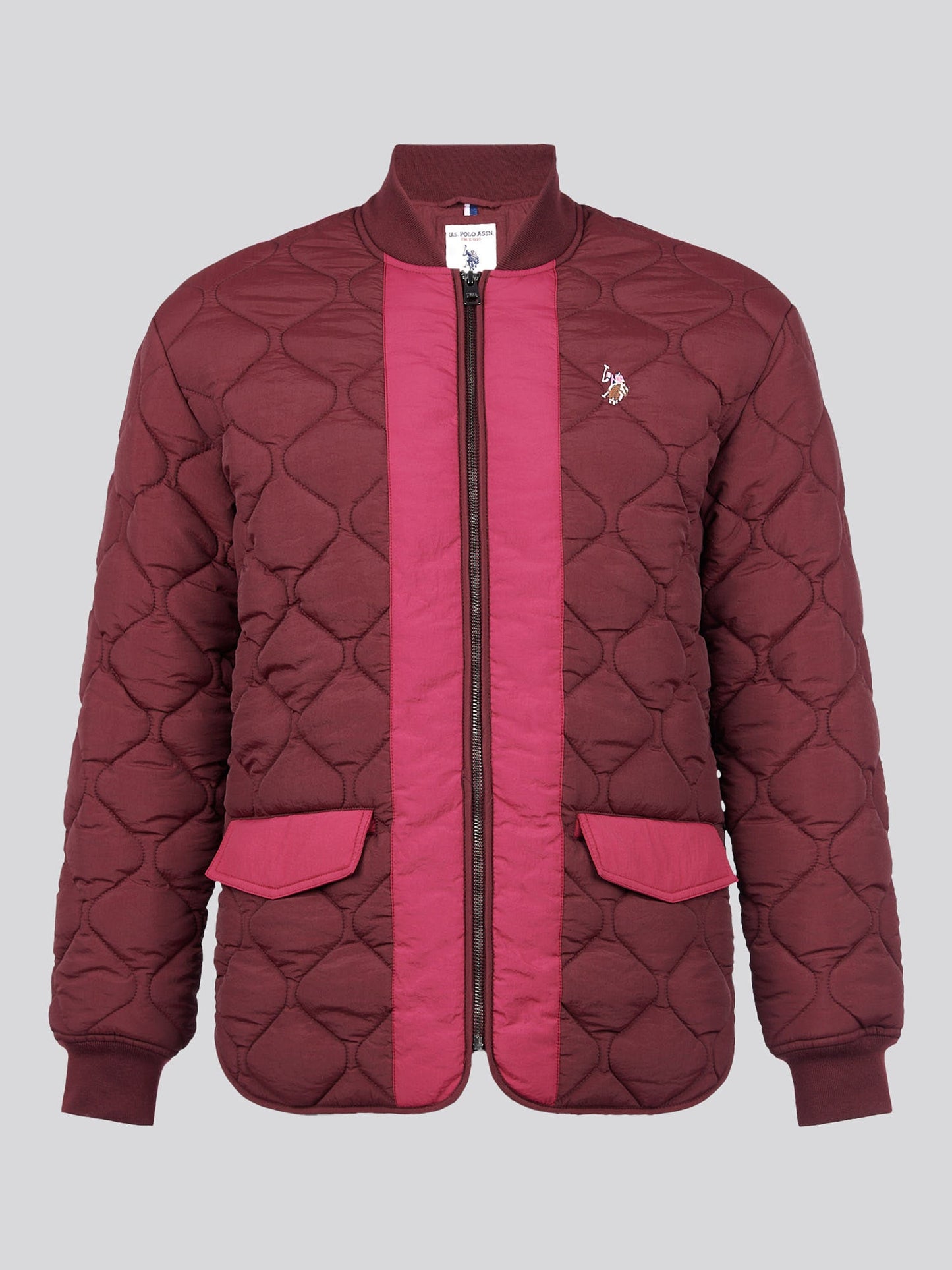 Womens Contrast Bomber Jacket in Fig