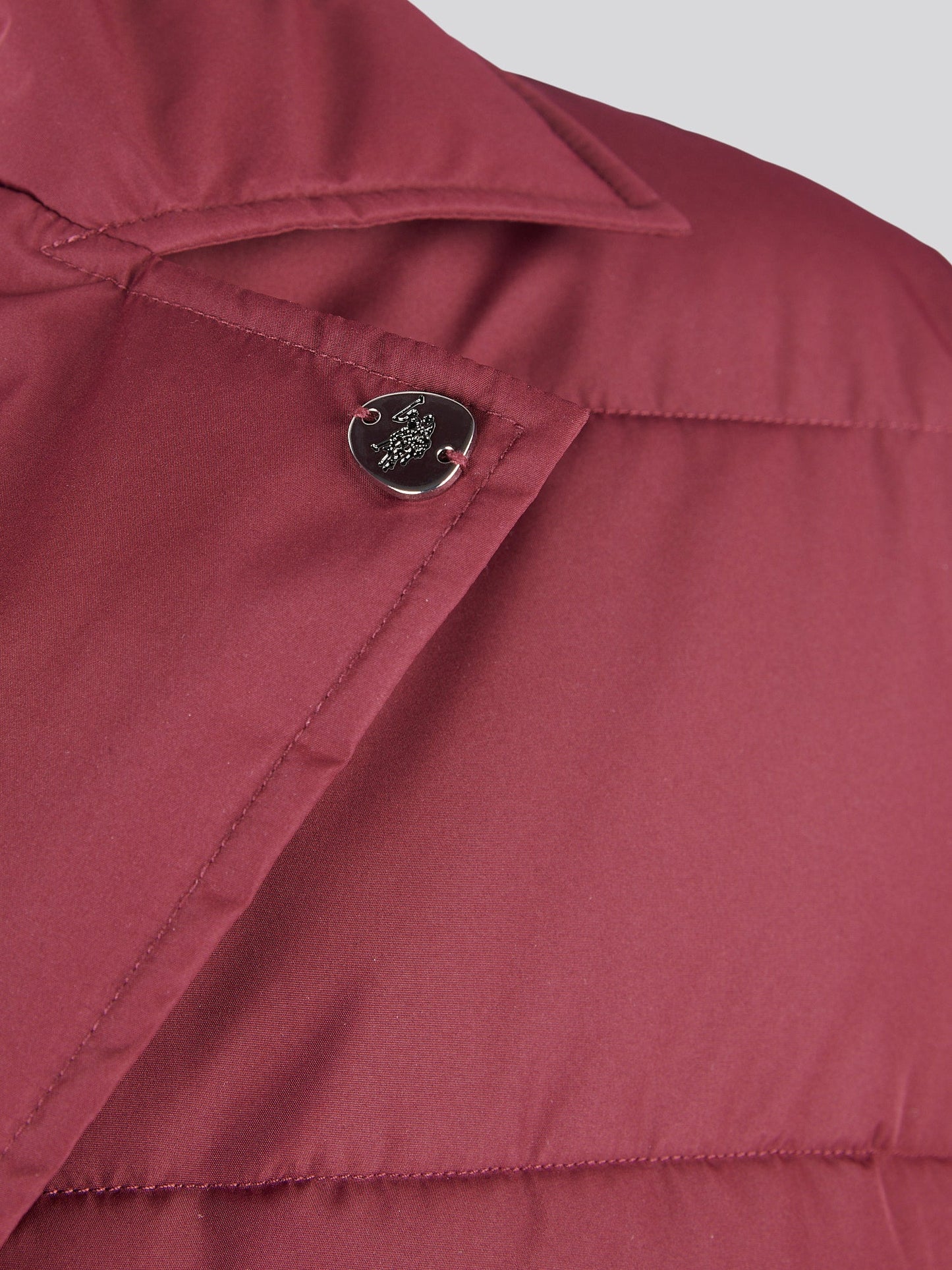 Womens Puffer Trench Coat in Fig