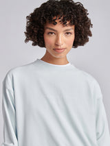 Womens Arc Graphic Crew Sweat in Ballad Blue