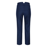wsn02 - Women's Tweed Navy Blue Blazer Waistcoat & Trousers 1920s Suit