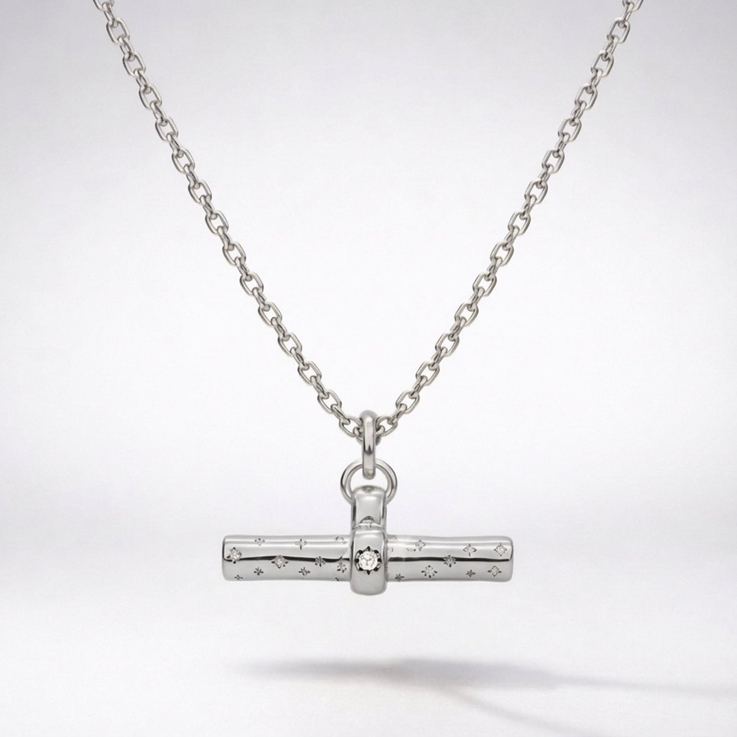 Wren T-Bar Necklace | 925 Sterling Silver