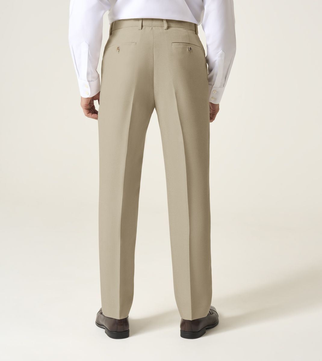 Skopes Brooklyn Regular Fit Trouser Stone Beige, 34W-48W