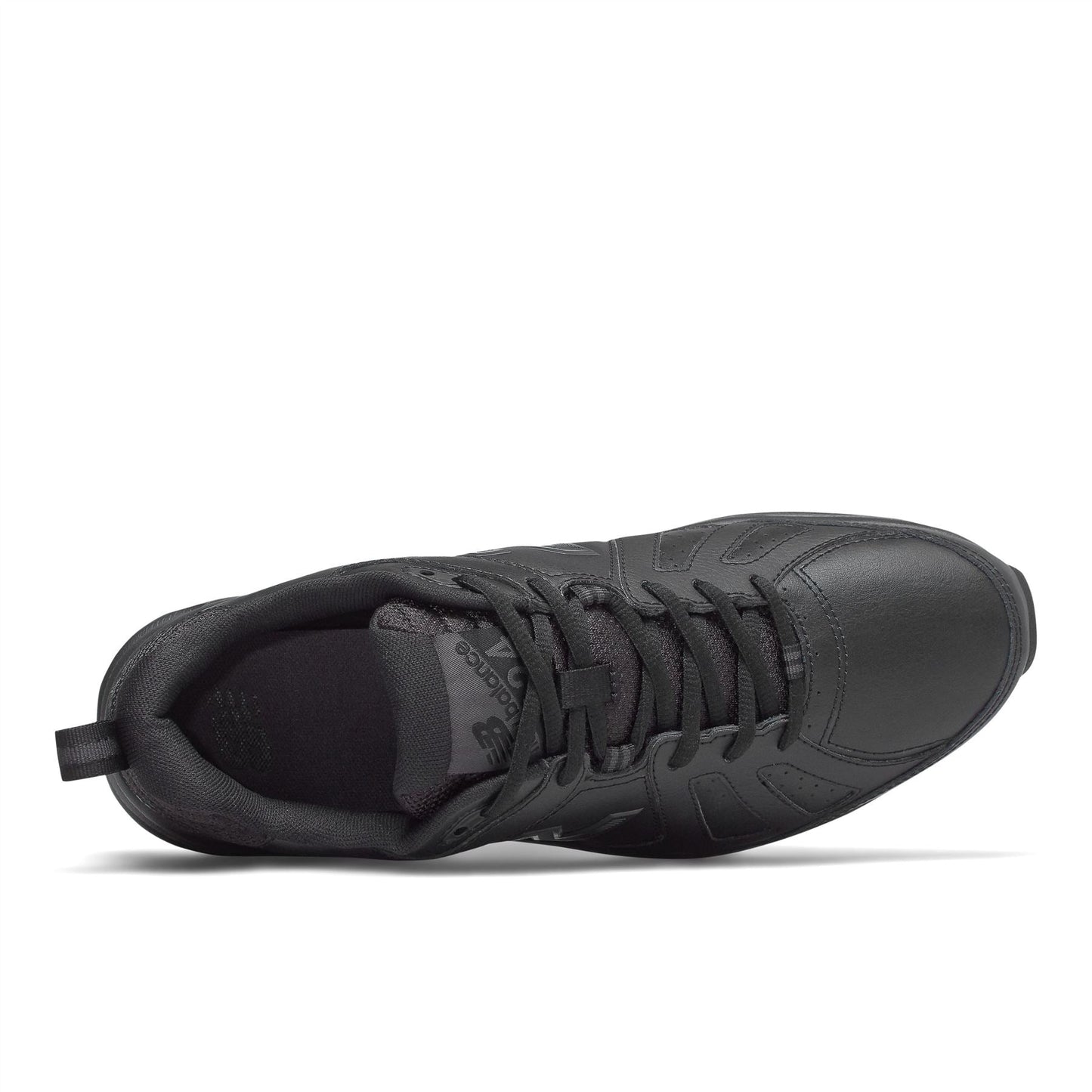 New Balance Mens Extra Wide Fit (4E) Leather Sneakers (624) in All Black
