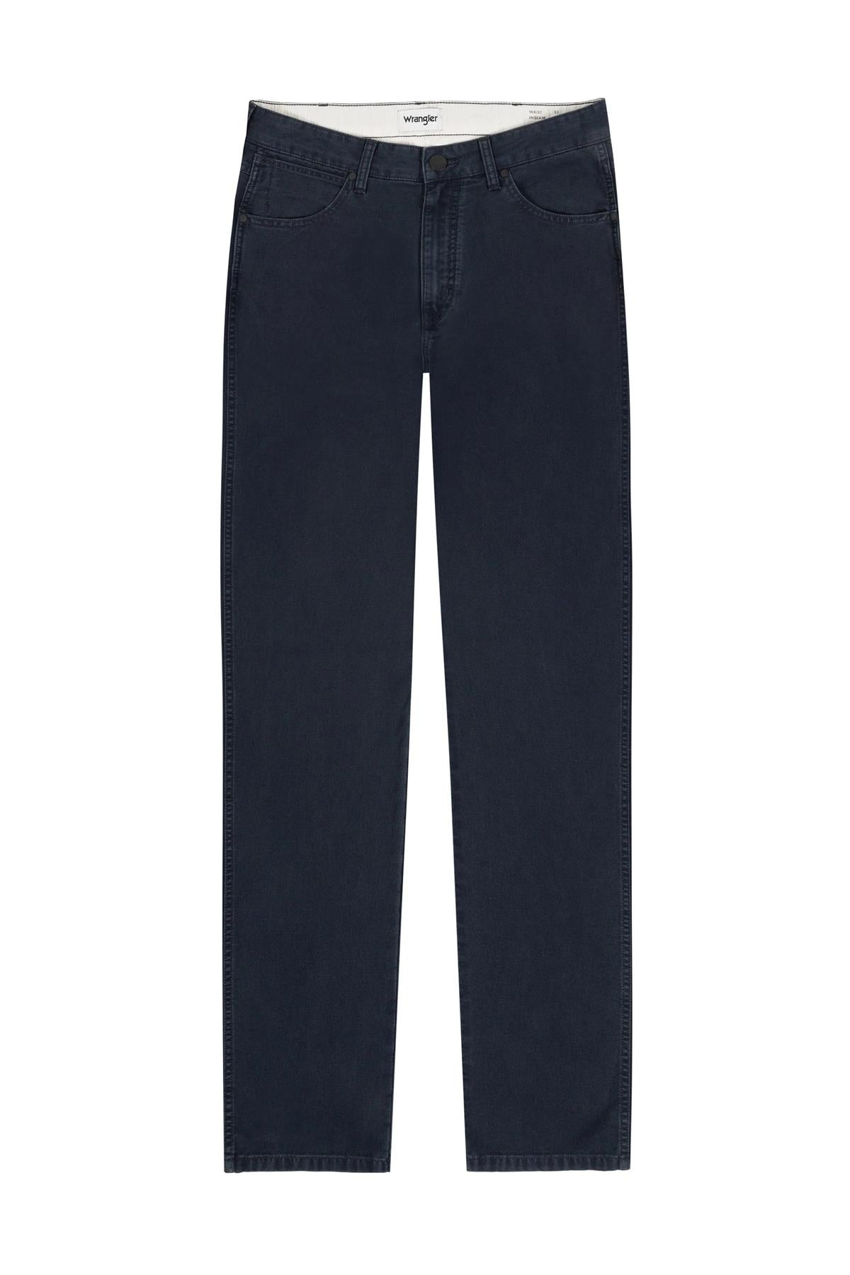 Wrangler Men's Texas Non Stretch Chino Trousers in Dark Navy