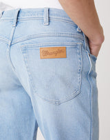 Wrangler Texas Slim Clear Blue Stretch Jeans