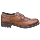 Cotswold Men Shoes - Poplar Brogue Dress Shoe in Tan, 6-12