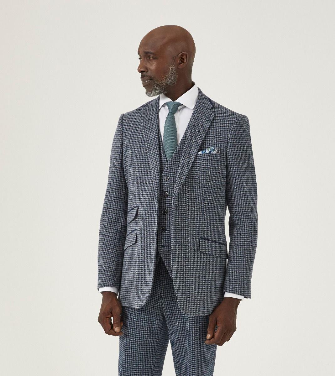 Skopes Men's Big Size Wool Blend Sports Jacket Size 52 to 62 S/R/L