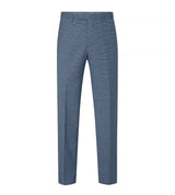 Skopes Tailored Fit Anthony Suit Trouser For Men in Blue Check, 30W-58W