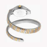 Just Cavalli Women's Silver & Gold Watch, Silver Dial Jc1l186m0055