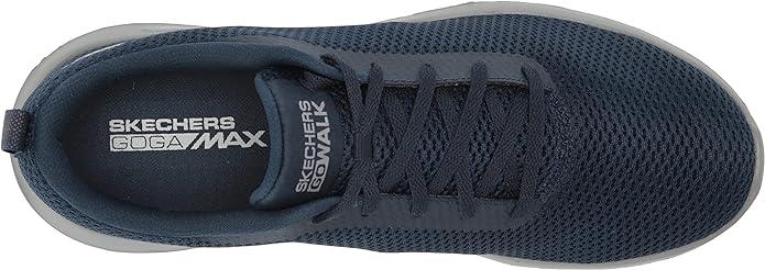 Skechers Men's Go Walk 6 Max Effort Shoes in Navy Grey