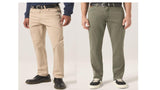 Wrangler Texas 822 Authentic Slim Chino Trouser In Dusty Olive And Plaza Taupe Waist 38 -44