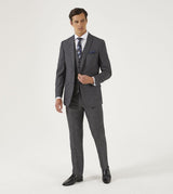 Skopes Men's Harcourt Tailored Fit Trouser in Grey Waist 34 to 62, Insideleg 29,31,33