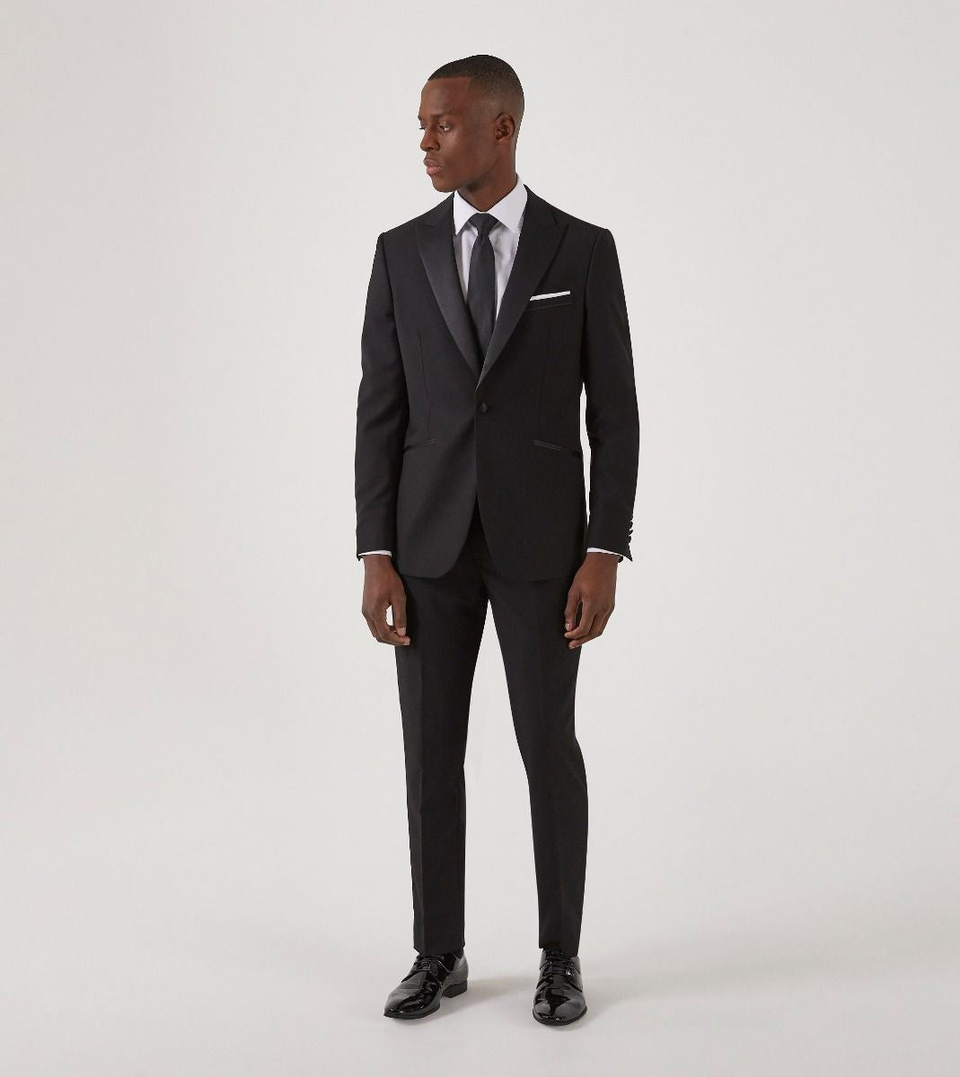 Skopes Sinatra Dinner Suit Slim Jacket For Men's in Black, 34S to 50L