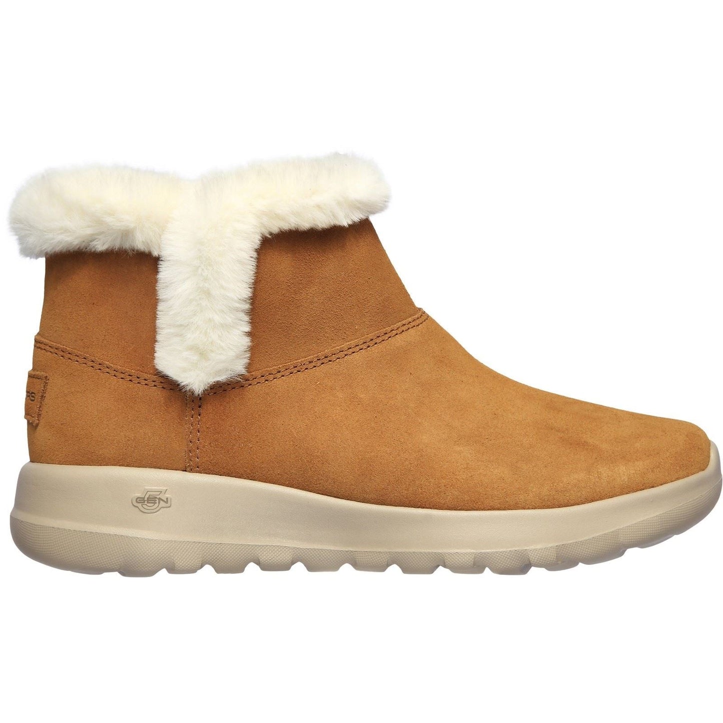 Skechers (GAR15501W) Women's On The GO Joy Bundle Up Wide Boot in Chestnut 4 to 8