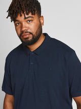 Jack & Jones Plus Size Men's Pique Basic Polo in XL-6XL, 3 Colours