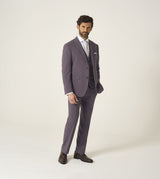 Skopes Tailored Fit Beckett Suit Jacket For Men in Mauve, 36S-62L