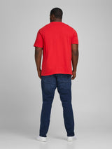 Jack & Jones Mens Plus Logo Printed Tee