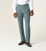 Skopes Tailored Fit Beckett Suit Trouser For Men in Mint Green, 30W-58W