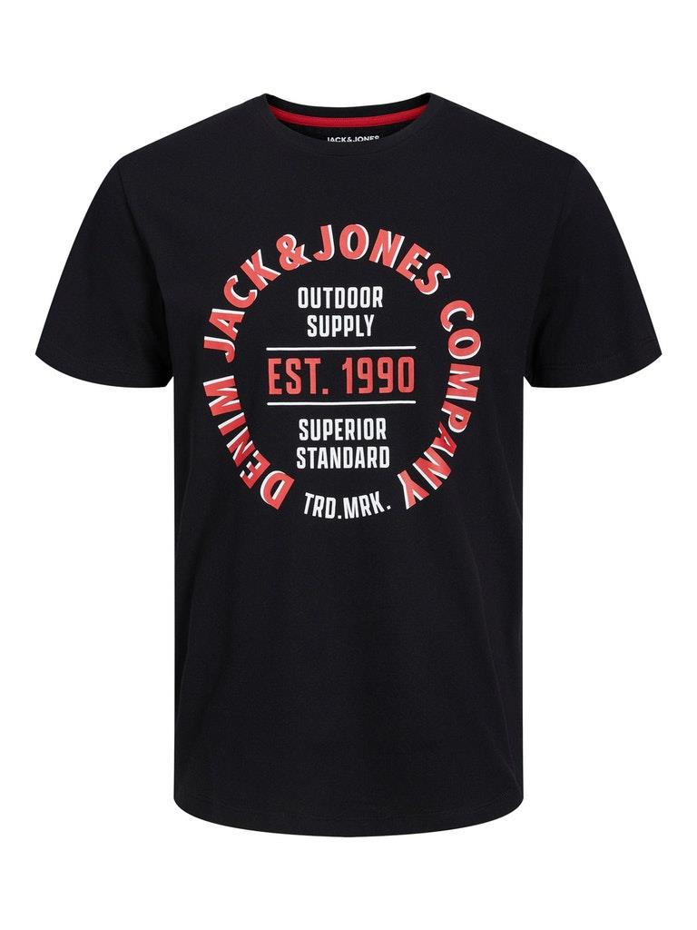 Jack & Jones Men's Plus Size Short Sleeves T-Shirt Size 1XL to 6XL, Multicolours