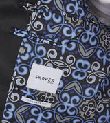 Skopes Tailored Fit Velvet Sports Jacket Jive Size 52 - 62, Black, Teal